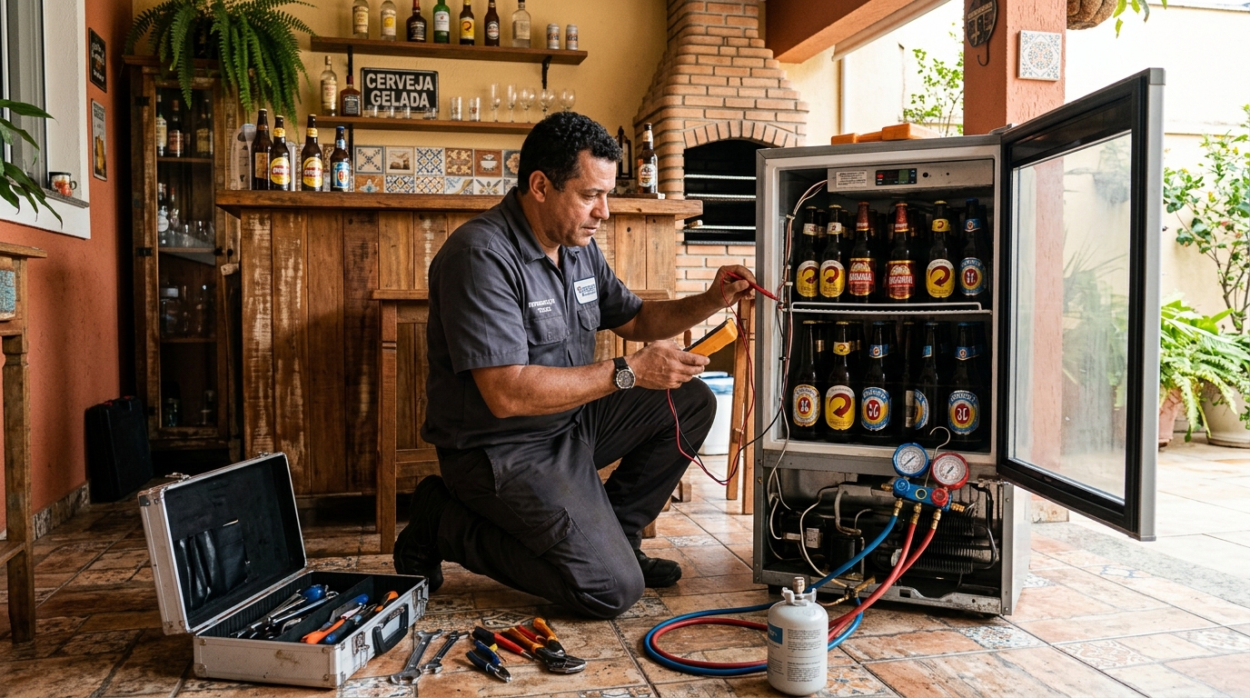 Assistência para Cervejeira Comercial no Bugio, Aracaju‑SE