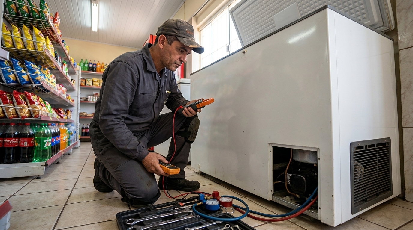 Recuperação de Refrigeração no Bugio, Aracaju‑SE