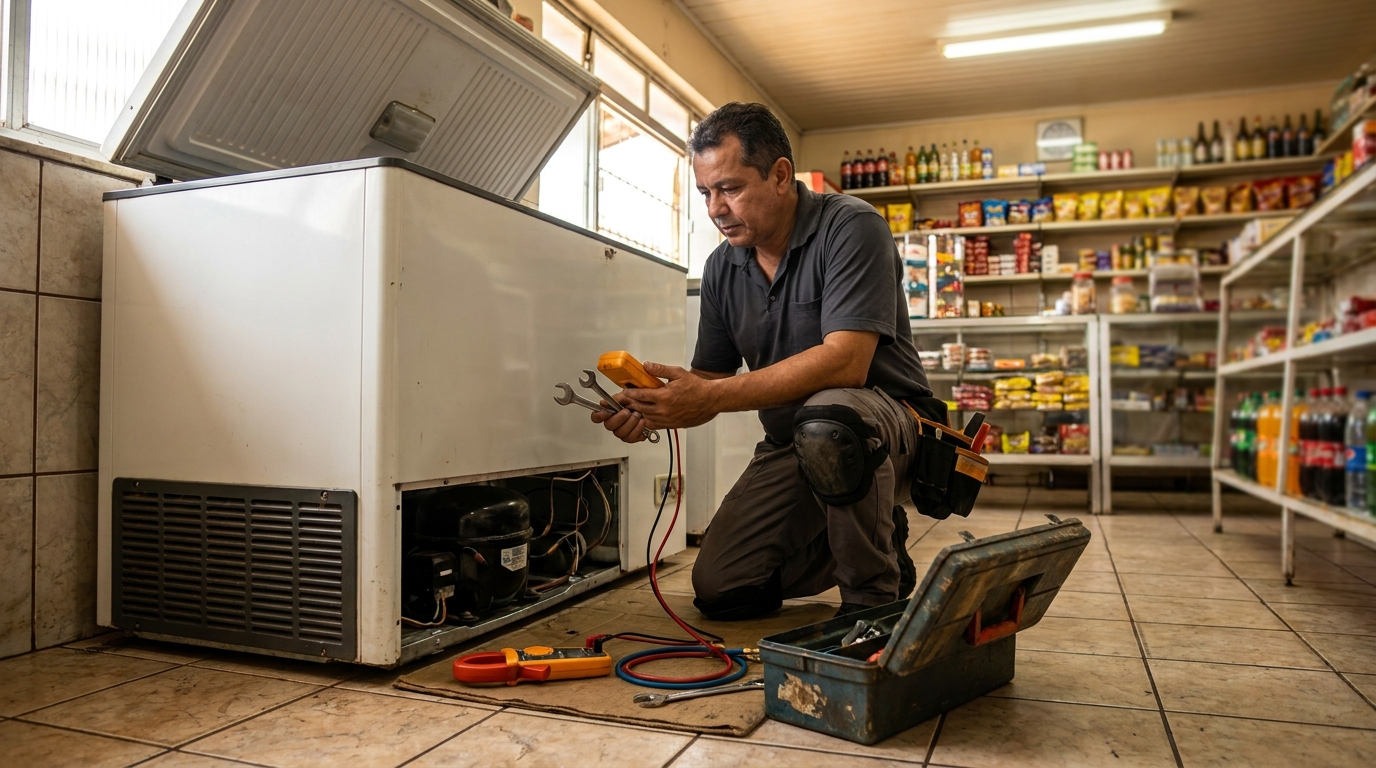 Técnico de freezer perto de mim em Aracaju‑SE